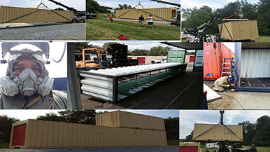 Airtight Shipping Container Modifications by Greg Lynch.